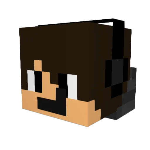 g_ice_sws Minecraft avatar head, 3D render