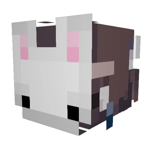 g_luvsu Minecraft avatar head, 3D render