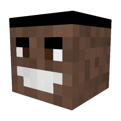 g_yekim Minecraft avatar head, 3D render