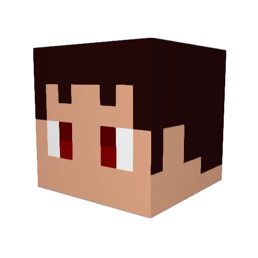 ga12345 Minecraft avatar head, 3D render