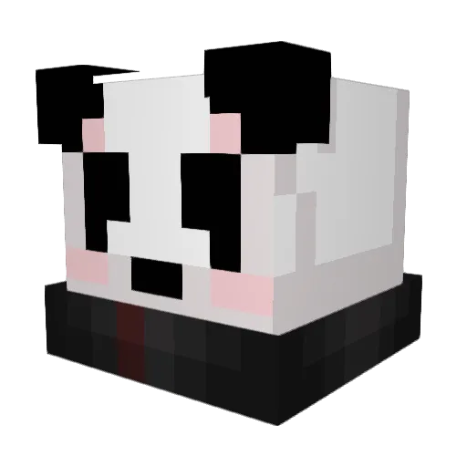 gaara_1891 Minecraft avatar head, 3D render