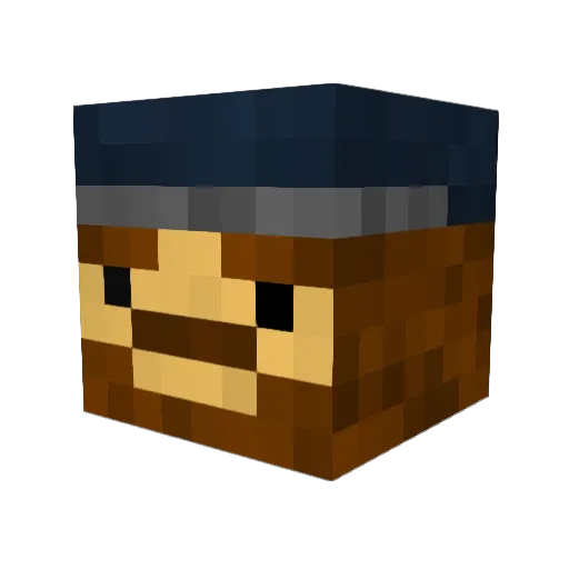 gab112233 Minecraft avatar head, 3D render