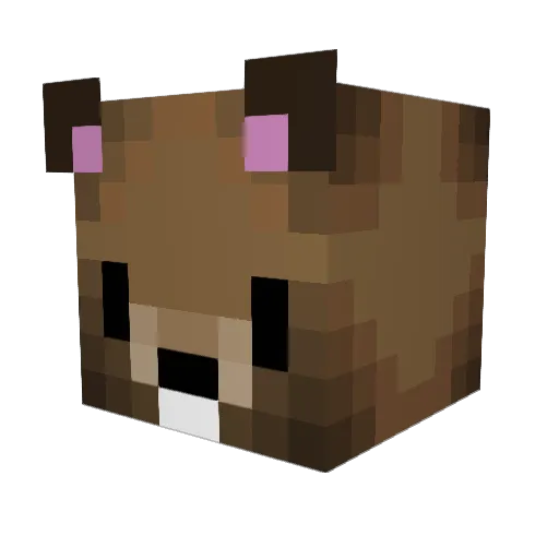 gab1432 Minecraft avatar head, 3D render