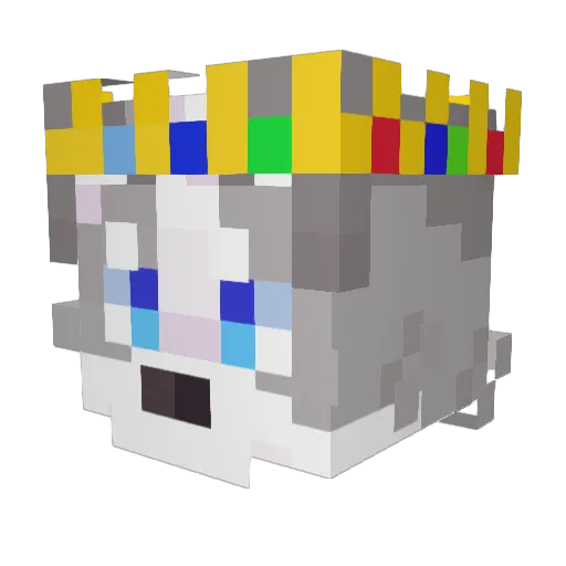 gabaurel Minecraft avatar head, 3D render