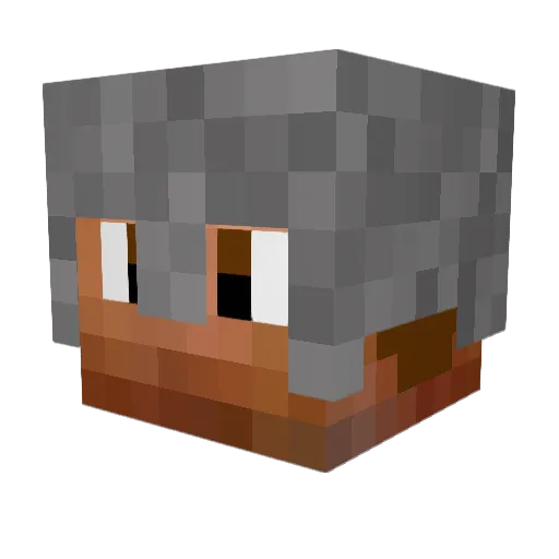 gabavoo_chee Minecraft avatar head, 3D render