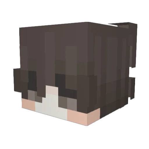 gabbbeeee Minecraft avatar head, 3D render
