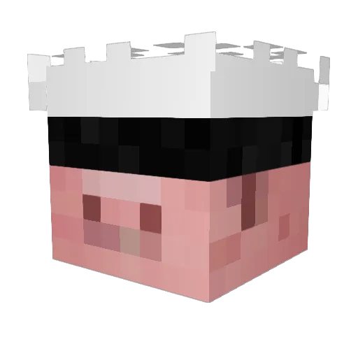 gabber654110 Minecraft avatar head, 3D render