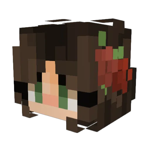 gabby4221 Minecraft avatar head, 3D render