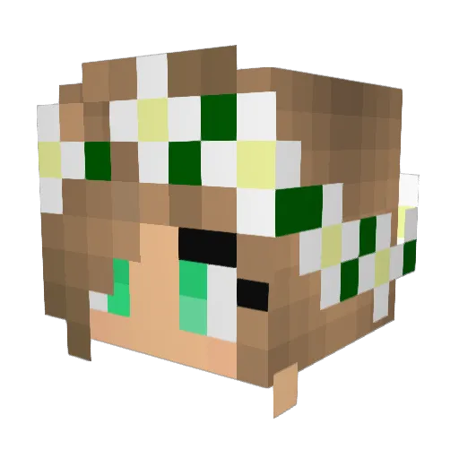 gabby_728 Minecraft avatar head, 3D render