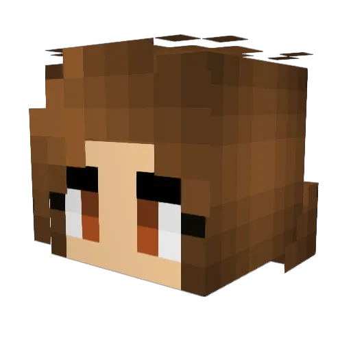 gabby_rose17 Minecraft avatar head, 3D render