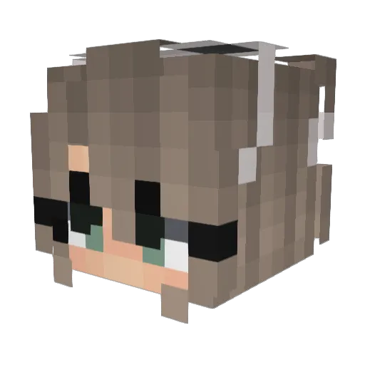 gabbycompt21 Minecraft avatar head, 3D render