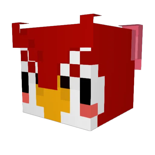 gabbyelise3 Minecraft avatar head, 3D render