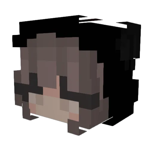 gabbyx81 Minecraft avatar head, 3D render
