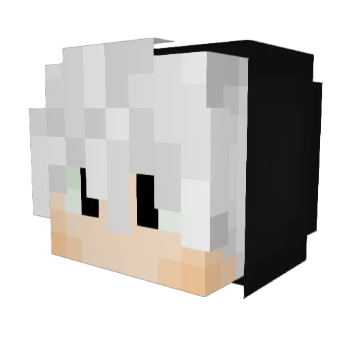 gabconha Minecraft avatar head, 3D render