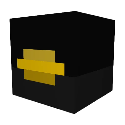 gabe1345 Minecraft avatar head, 3D render