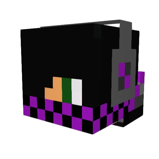 gabe_bmx Minecraft avatar head, 3D render