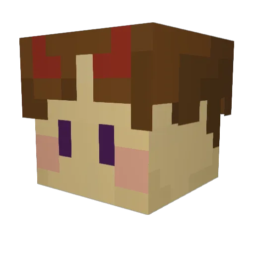 gabecoolest Minecraft avatar head, 3D render