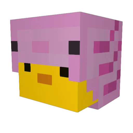 gabeebf Minecraft avatar head, 3D render