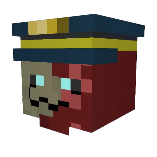 gabemoura Minecraft avatar head, 3D render