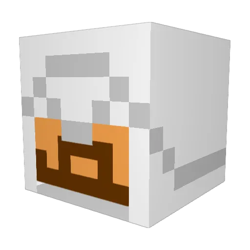 gaben1773 Minecraft avatar head, 3D render