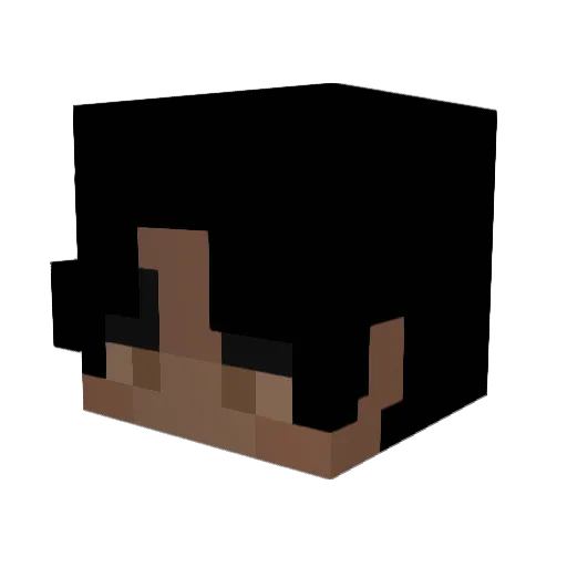 gabeskitten Minecraft avatar head, 3D render