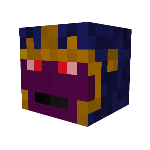 gabestoned Minecraft avatar head, 3D render