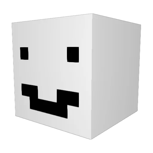 gabewr Minecraft avatar head, 3D render