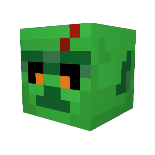 gabfool Minecraft avatar head, 3D render