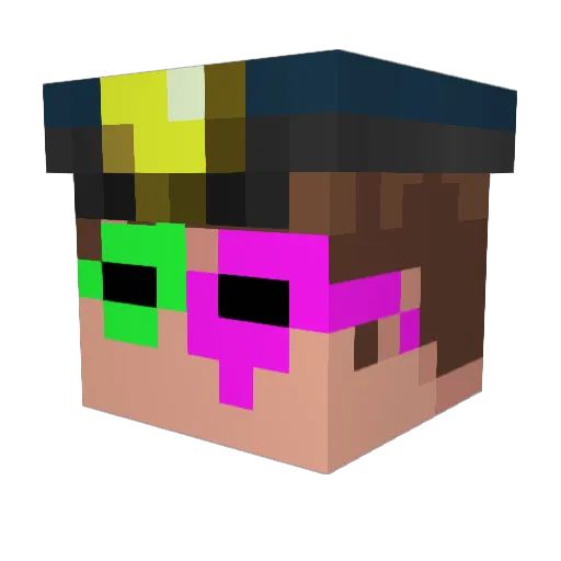 gabigagliassi Minecraft avatar head, 3D render