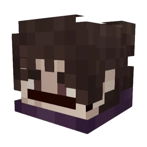 gabimann Minecraft avatar head, 3D render