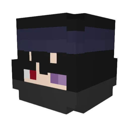 gabiven_punk Minecraft avatar head, 3D render
