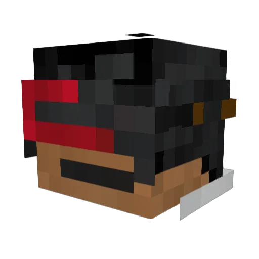 gableboi Minecraft avatar head, 3D render