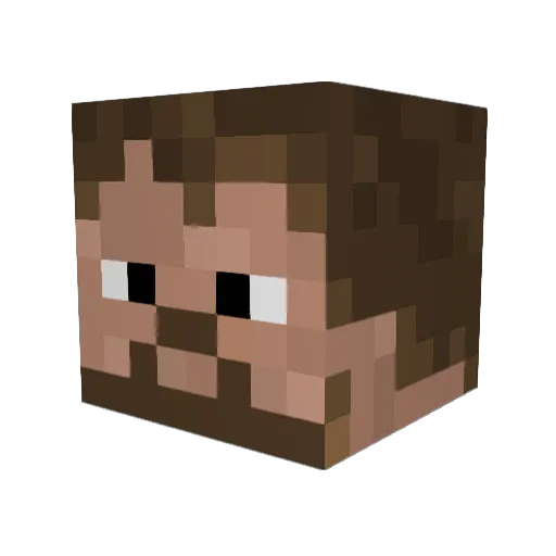 gabman64 Minecraft avatar head, 3D render