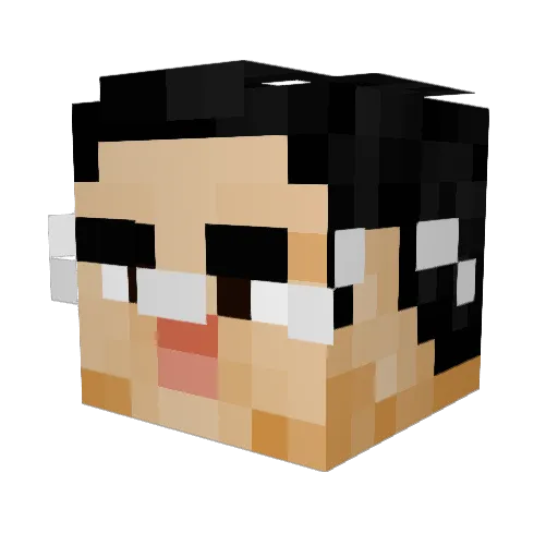 gabolimbo Minecraft avatar head, 3D render