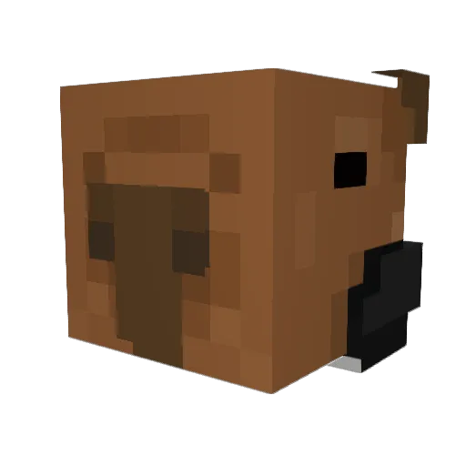 gabopro777 Minecraft avatar head, 3D render