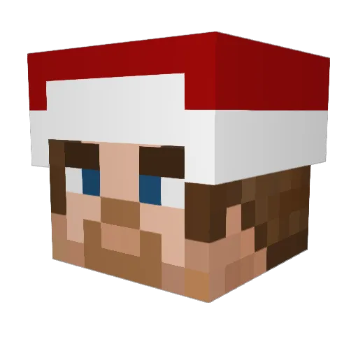 gaborm95 Minecraft avatar head, 3D render
