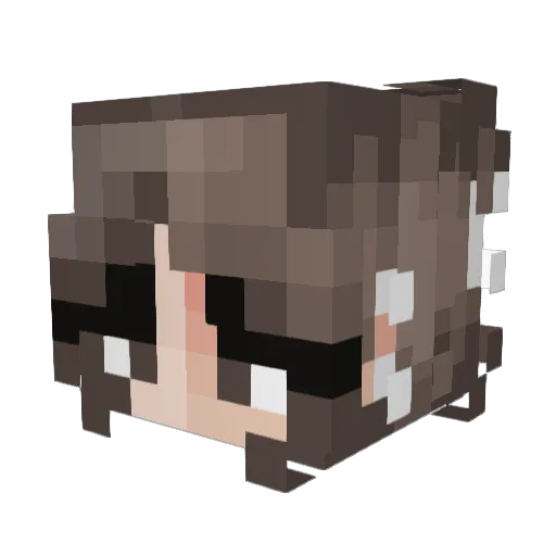 gabovshka Minecraft avatar head, 3D render