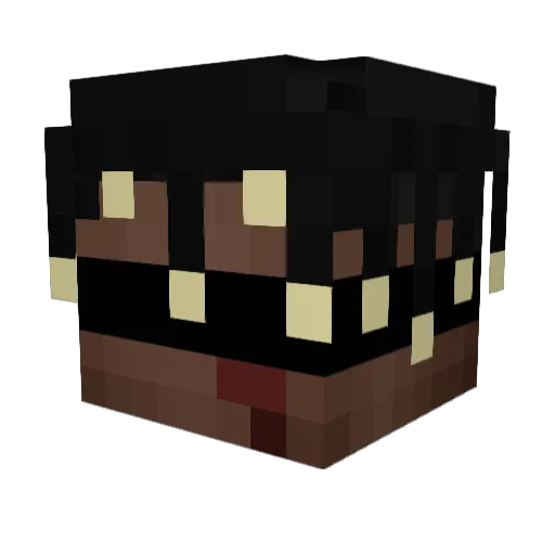 gabplays2 Minecraft avatar head, 3D render