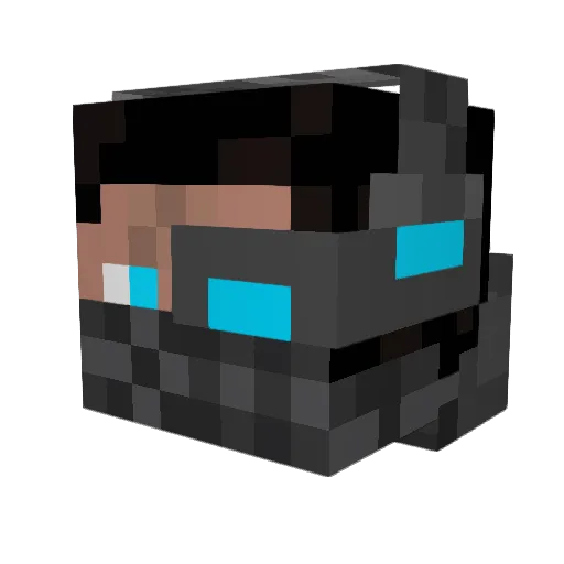gabri99 Minecraft avatar head, 3D render