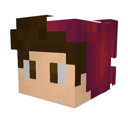 gabrieh7 Minecraft avatar head, 3D render
