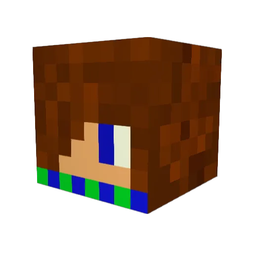 gabriel00739 Minecraft avatar head, 3D render