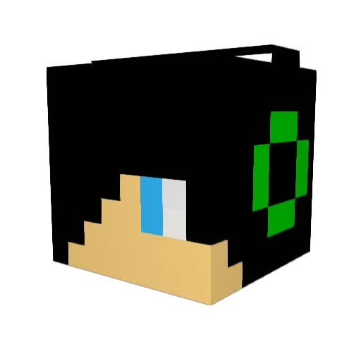gabriel_gamerHD Minecraft avatar head, 3D render