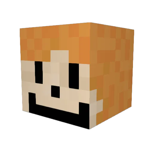 gabrielcool Minecraft avatar head, 3D render
