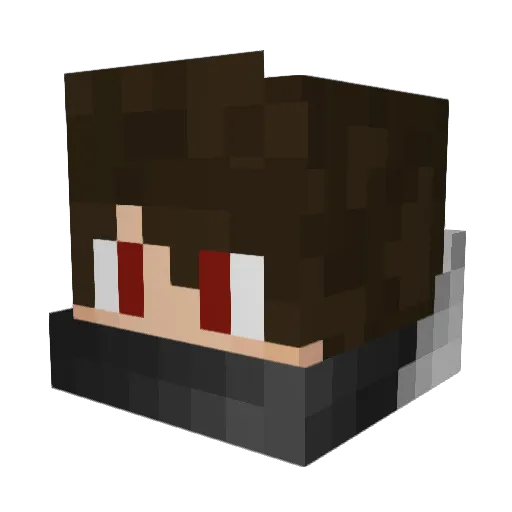 gabrielevil3 Minecraft avatar head, 3D render