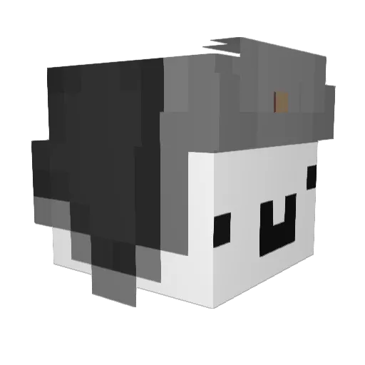 gabrielffff Minecraft avatar head, 3D render
