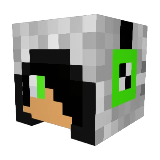 gabrieljnf17 Minecraft avatar head, 3D render