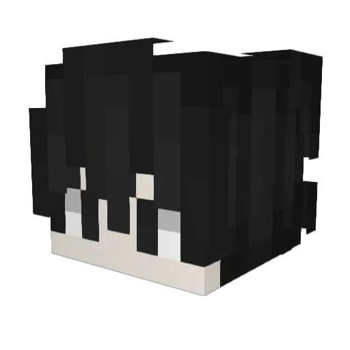 gabrielkpop Minecraft avatar head, 3D render