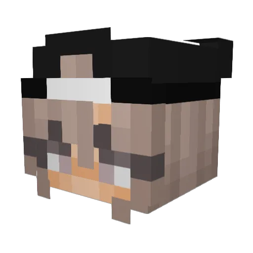 gabriella00610 Minecraft avatar head, 3D render