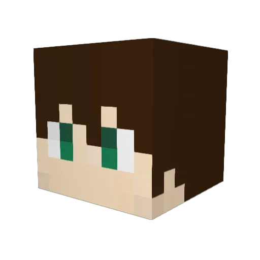 gabrielle_0327 Minecraft avatar head, 3D render
