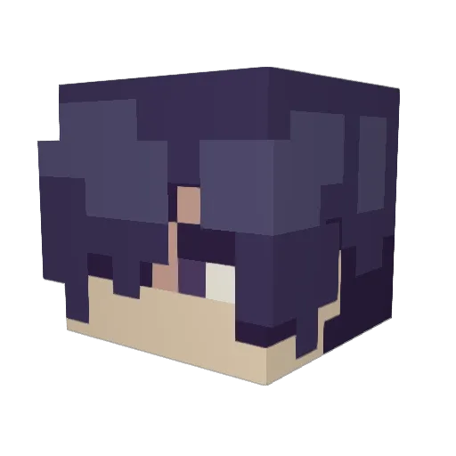 gabrielofonett Minecraft avatar head, 3D render